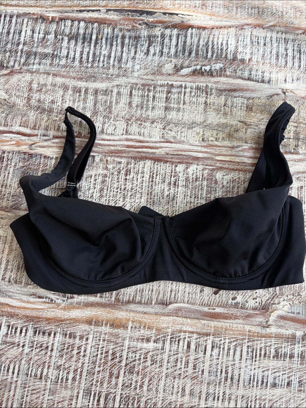 Classic Black Underwire Bra with Supportive Cups